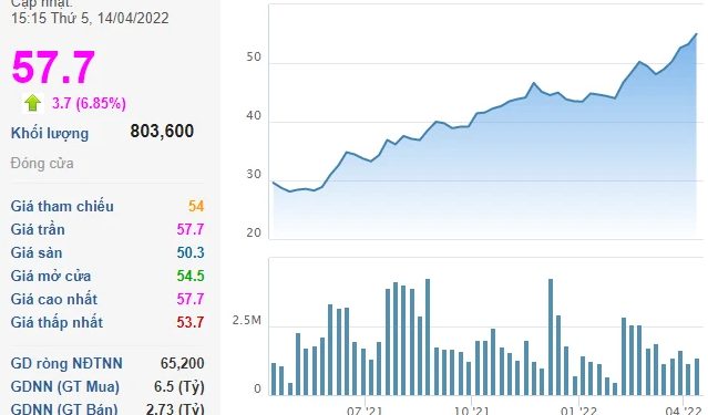 Thị trường rung lắc dữ dội, một cổ phiếu phòng thủ lặng lẽ bứt phá mạnh mẽ, liên tục lập đỉnh lịch sử - Ảnh 1.
