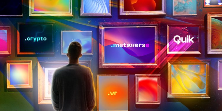 Thị trường tên miền Quik․com NFT cho phép người dùng đúc tên miền tiền điện tử với TLD như Dot Metaverse và Dot Blockchain