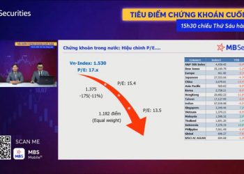 Kinh tế trưởng MBS: Trong điều kiện bình thường, P/E thị trường quanh mức 15 lần thì đó chính là đáy - Ảnh 1.