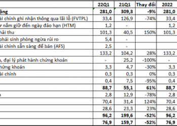 Tự doanh kém hiệu quả, Chứng khoán VCBS báo lãi quý 1/2022 giảm hơn một nửa - Ảnh 1.