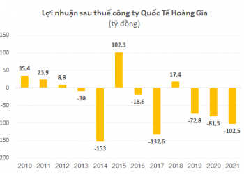ViMoney: Công ty Cổ phần Quốc tế Hoàng Gia (RIC) liên tục thua lỗ, nguy cơ bị hủy niêm yết