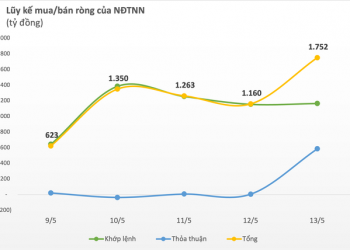 Bất chấp thị trường chỉnh sâu, khối ngoại vẫn miệt mài mua ròng gần 1.800 tỷ đồng trong tuần 9-13/5, đâu là cái tên được gom mạnh nhất? - Ảnh 1.