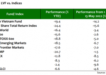 Hàng loạt quỹ đầu tư ghi nhận hiệu suất hoạt động âm sau 5 tháng đầu năm 2022 - Ảnh 1.
