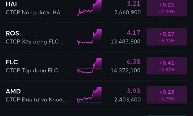 Cổ phiếu “họ” FLC bất ngờ bứt phá, sắc tím lan toả cả họ trong phiên tăng điểm thứ 5 liên tiếp của thị trường - Ảnh 1.