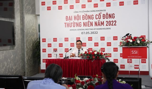 ĐHĐCH Chứng khoán SSI: Đặt mục tiêu lợi nhuận hơn 4.300 tỷ, thị trường giảm sâu nhưng chưa cần điều chỉnh kế hoạch kinh doanh - Ảnh 1.