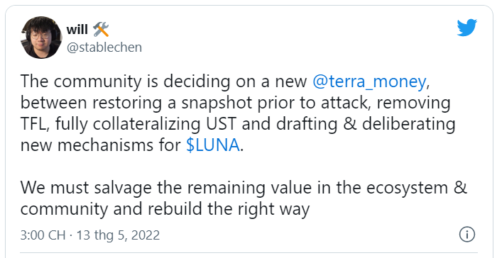 ViMoney: GAM Holding gieo hy vọng hiếm hoi giải cứu Terra - Cộng đồng đề xuất “khai tử” Terraform Labs h1
