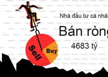 Nhà đầu tư cá nhân trong nước bán ròng trở lại 4.683 tỷ đồng sau hơn 1 năm miệt mài mua vào.