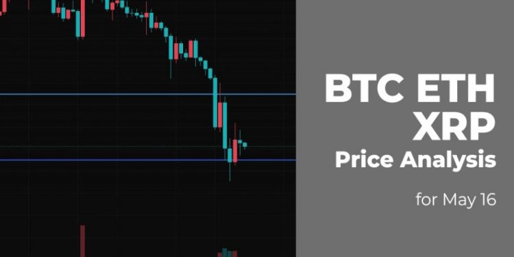 Phân tích giá BTC, ETH và XRP ngày 16 tháng 5