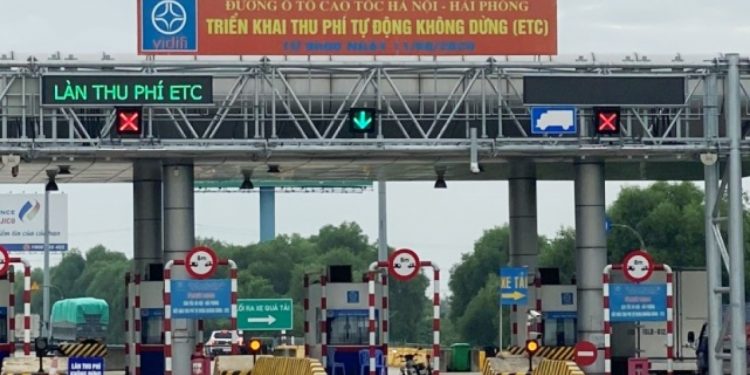Từ 1/6, phạt xe đi cao tốc Hà Nội – Hải Phòng không dán thẻ ETC