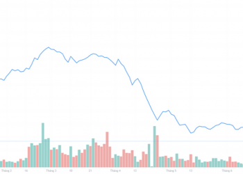 Hàng loạt cổ phiếu về dưới mệnh giá khi TTCK lao dốc từ đỉnh - Ảnh 1.