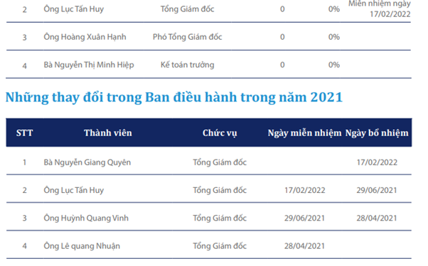 Kỷ lục một công ty niêm yết trong vòng 1 năm trải qua 5 đời Chủ tịch, 4 CEO, hiện tại không còn ai trong Hội đồng quản trị - Ảnh 1.