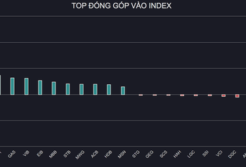 VN-Index có phiên tăng điểm thứ 2 liên tiếp với thanh khoản cải thiện, nhóm ngân hàng giao dịch khởi sắc - Ảnh 1.