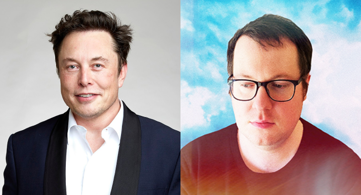 Elon Musk và Jackson Palmer nhà đồng sáng lập DOGE "khẩu chiến" trên Twitter