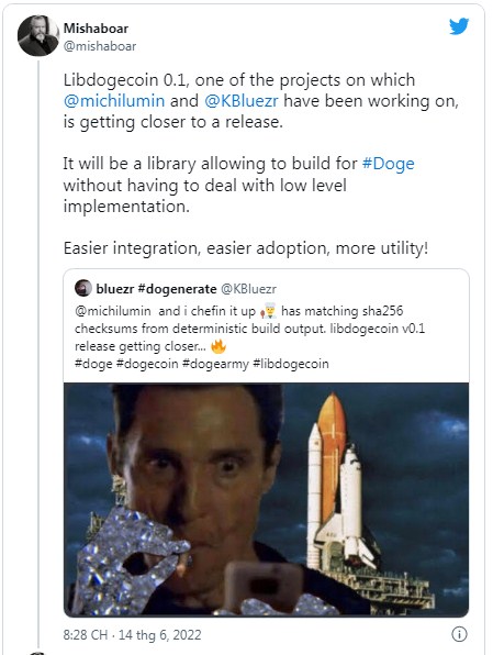 Dogecoin khởi động một dự án lớn khác h2