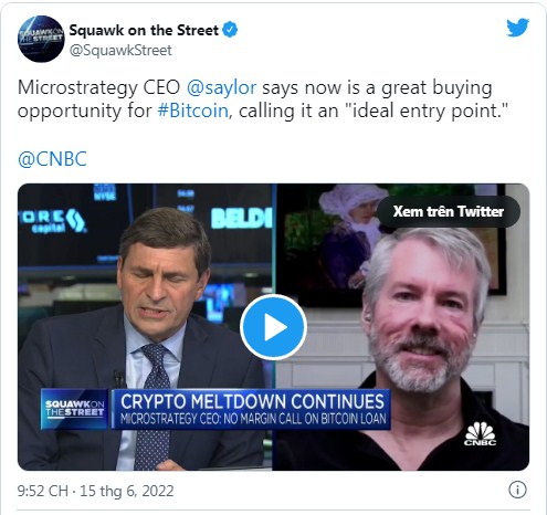 Michael Saylor: Đây là lúc lý tưởng đầu tư vào Bitcoin