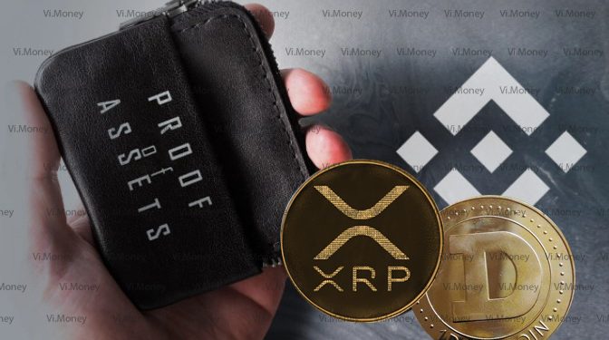 Ví Proof of Assets cho DOGE, XRP đã có trên Binance