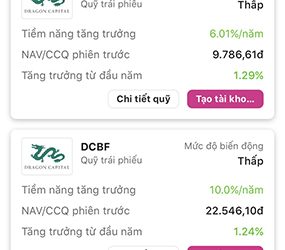 Khách hàng có thể mua, bán chứng chỉ quỹ trên ví điện tử