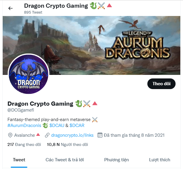 Dragon Crypto Gaming là gì (DCAU)? Nền tảng game cross-chain tích hợp Play-to-Earn