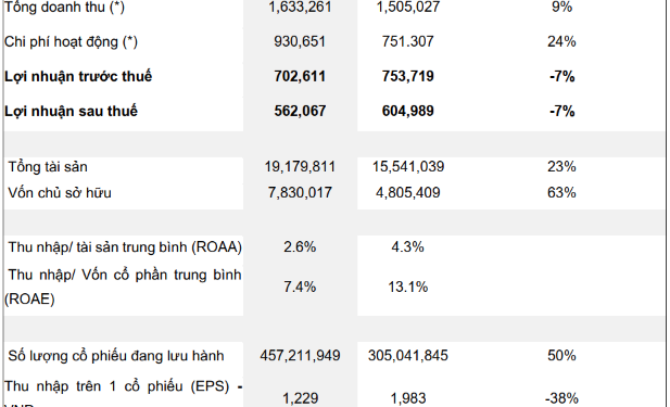 Chứng khoán HSC: Giảm đáng kể giá trị tự doanh, nửa đầu năm lợi nhuận giảm 7% còn 702 tỷ đồng - Ảnh 1.