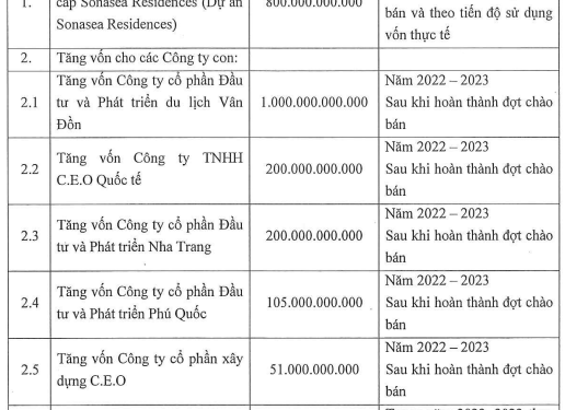 Tập đoàn C.E.O sắp chào bán 252 triệu cổ phiếu cho cổ đông hiện hữu, giá 10.000 đồng/cp - Ảnh 1.
