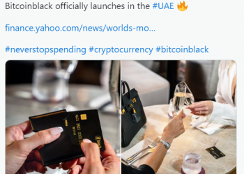 Visa trình làng thẻ Bitcoinblack ở UAE