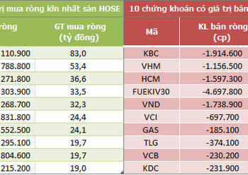 Khối ngoại chấm dứt chuỗi 5 phiên mua ròng liên tiếp trên HoSE, HDB được gom mạnh - Ảnh 1.