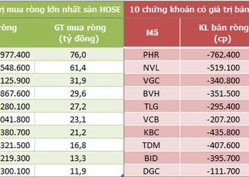Khối ngoại mua ròng trở lại 100 tỷ đồng trong phiên 25/8 - Ảnh 1.