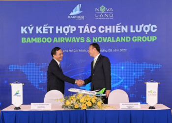 Bamboo Airways hợp tác chiến lược với Novaland