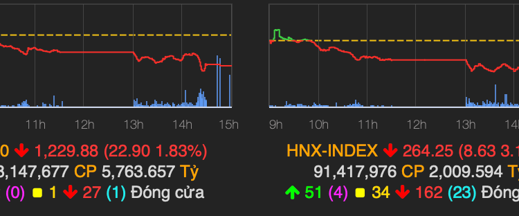 Tội đồ nào khiến VN-Index bay gần 29 điểm, vốn hóa HoSE mất gần 114.000 tỷ đồng ngay trong phiên đầu tuần? - Ảnh 1.