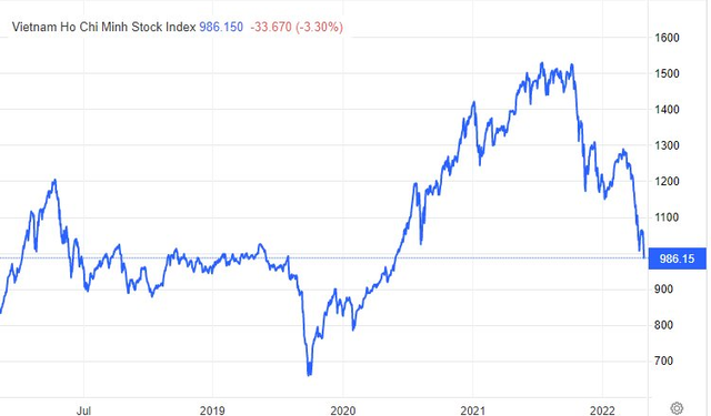 Điều gì khiến VN-Index mất mốc 1.000 điểm? - Ảnh 1.
