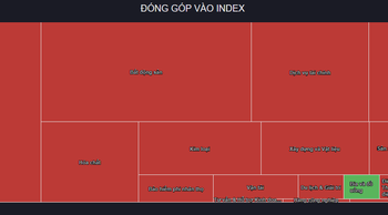 Hàng trăm mã giảm sàn trong phiên VN-Index mất 39 điểm, khối ngoại đảo chiều bán ròng 440 tỷ đồng trên HoSE - Ảnh 1.