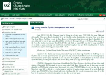 UBCK lên tiếng về việc Chủ tịch Tập đoàn Vạn Thịnh Phát bị bắt