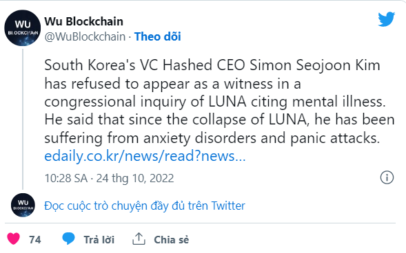 vimoney: Lý do CEO quỹ Hashed vắng mặt ở phiên điều trần trước Quốc hội Hàn Quốc