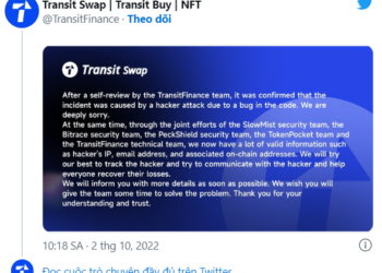 Transit Swap bị hacker tấn công, lấy 21 triệu USD