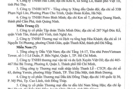 Thanh tra 17 doanh nghiệp đầu mối xăng dầu, 2 nhà máy lọc dầu