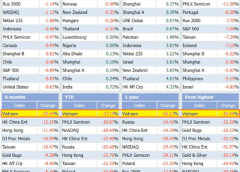 Chứng khoán Việt Nam “đánh rơi” nửa triệu tỷ vốn hóa từ đầu tháng 11 - Ảnh 1.