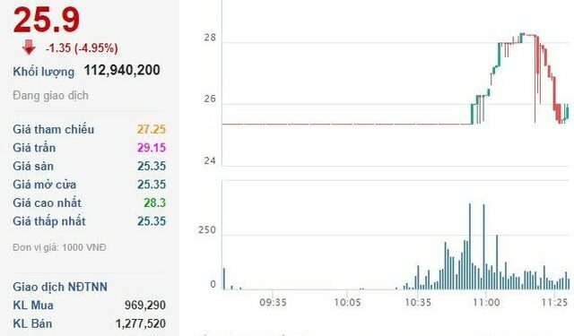 Novaland (NVL), Phát Đạt (PDR) được “giải cứu”, hàng chục triệu cổ phiếu bán giá sàn bị thổi bay trong vài phút - Ảnh 1.