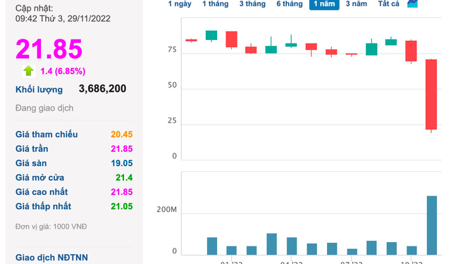 Phát Đạt (PDR), Novaland (NVL) tăng kịch trần ngay đầu phiên, gần 100 triệu cổ phiếu được khớp lệnh trong ít phút - Ảnh 1.