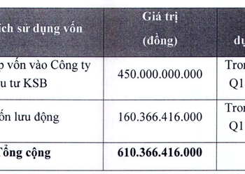 Thị giá mất 70% từ đầu năm, Khoáng sản và Xây dựng Bình Dương (KSB) sắp chào bán hơn 38 triệu cổ phiếu giá 16.000 đồng/cp - Ảnh 1.