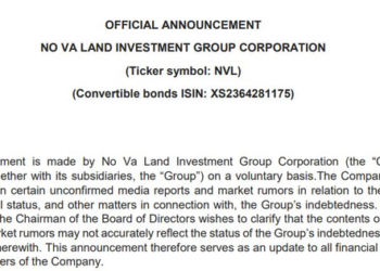 NovaLand lên tiếng: Tin đồn về tình hình nợ và khả năng thanh toán của tập đoàn là không chính xác - Ảnh 1.