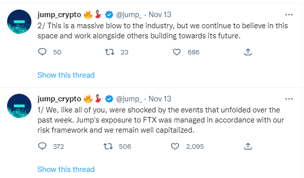 Jump Crypto phủ nhận tin đồn dừng hoạt động