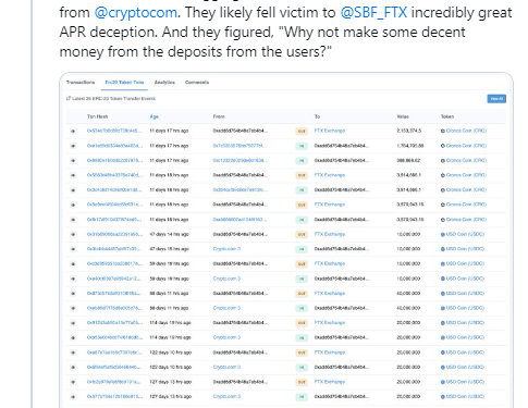 Chuyển 1 tỷ USDC lên FTX, CEO Crypto.com nói gì?