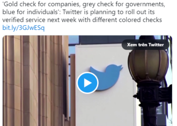 Twitter sẽ có thêm tick vàng và xám