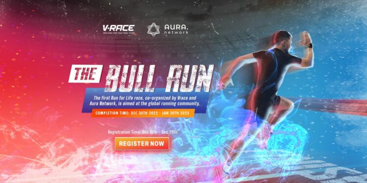 Aura Network khởi động giải chạy V-Race The Bull Run 2022