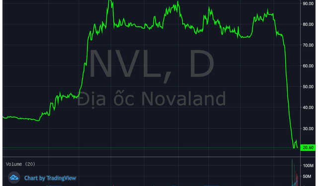 NovaGroup bị bán giải chấp 40 triệu cổ phiếu NVL ngay trong phiên thị giá tăng trần với thanh khoản thoả thuận kỷ lục - Ảnh 1.