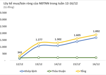 Thị trường đi ngang, khối ngoại giảm tốc mua ròng xuống còn 1.900 tỷ đồng trong tuần 12-16/12 - Ảnh 1.