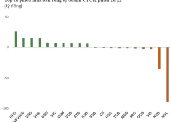 Tự doanh CTCK trở lại mua ròng 50 tỷ đồng trên HoSE, xả mạnh NVL - Ảnh 1.