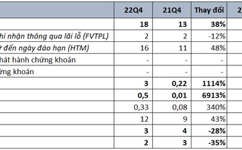 Công ty chứng khoán đầu tiên công bố lợi nhuận năm 2022, lãi gấp 6 lần cùng kỳ nhờ lãi tiền gửi và trái phiếu - Ảnh 1.