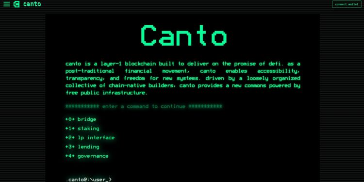 Giá coin của blockchain mới nổi Canto (CANTO) tăng “nóng”