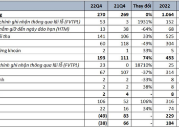 Nợ ngân hàng hơn 5.800 tỷ đồng, một công ty chứng khoán bất ngờ lỗ quý 4/2022 do lãi vay tăng cao - Ảnh 1.